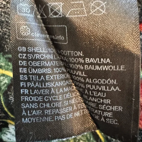 Black Red Poppy Floral Blouse Puff Sleeve Romantic Top Size 6 - Picture 8 of 9